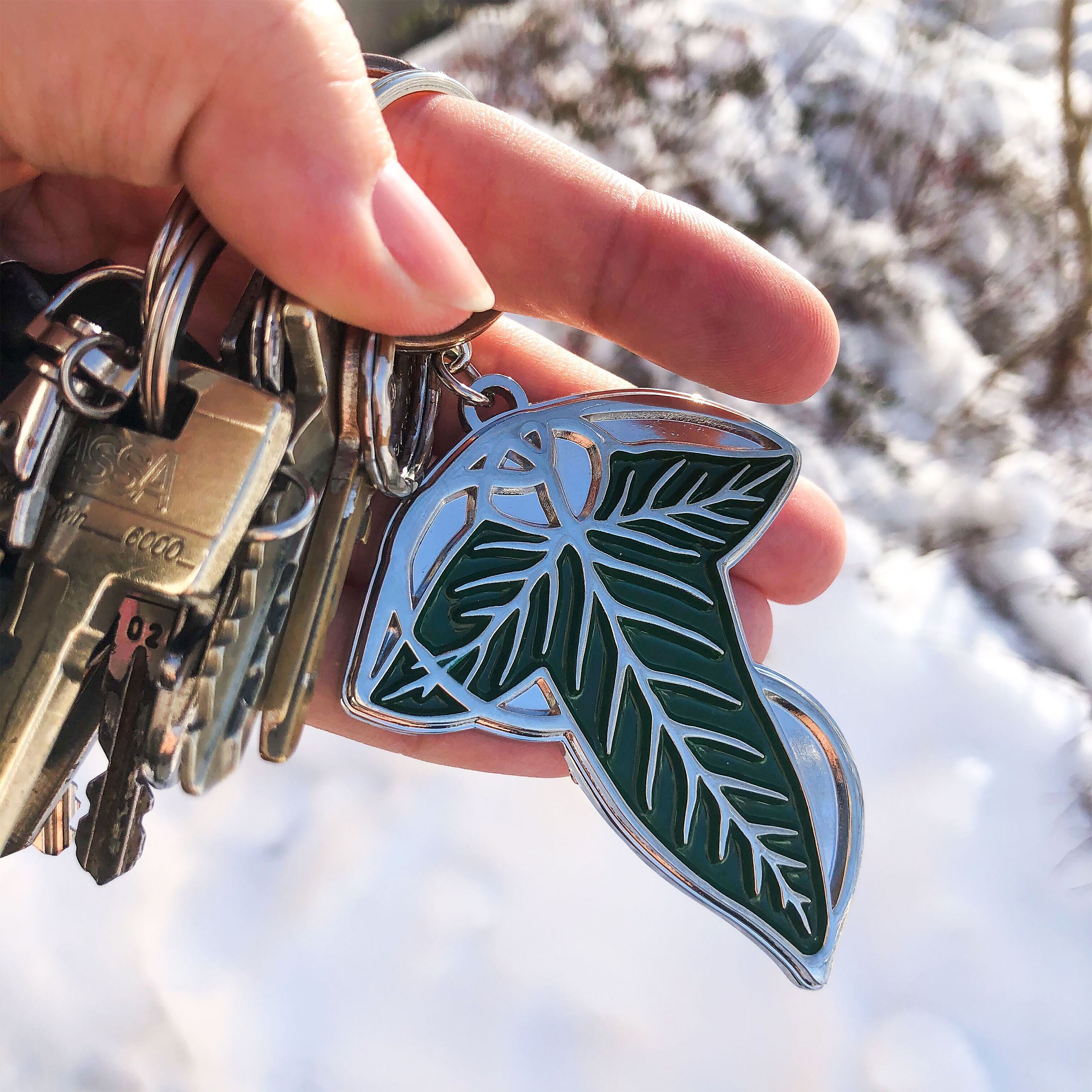 Product image The Lord of the Rings - Leaf Brooch Keychain