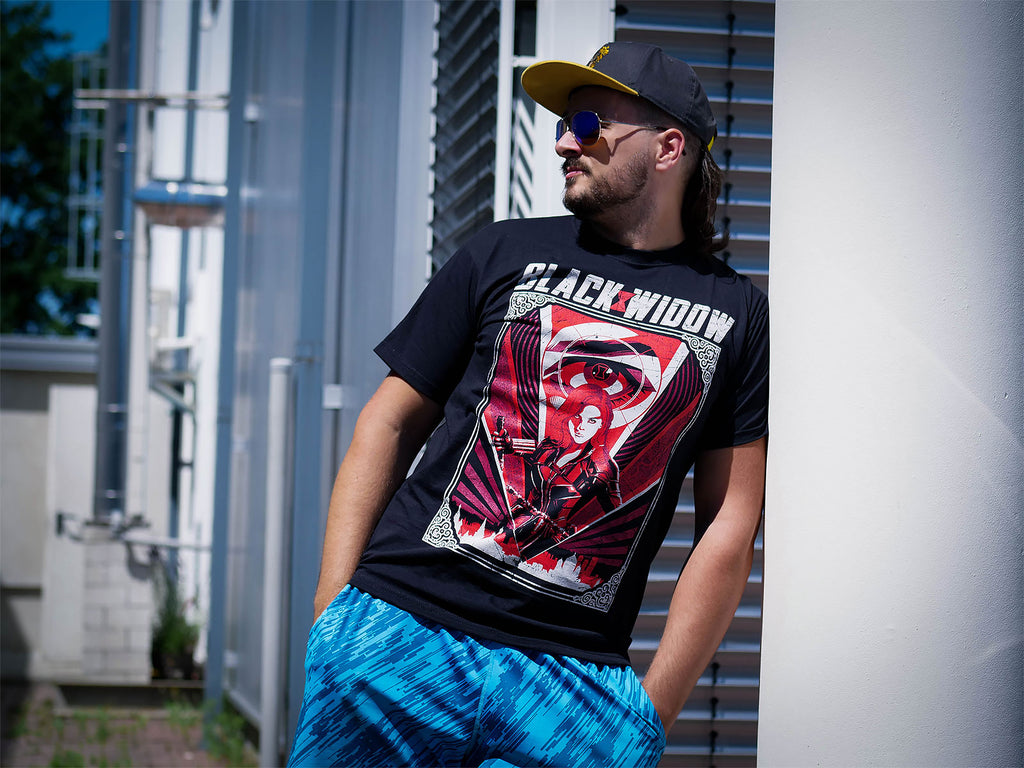 Product image Black Widow - Eye in the Sky Movie T-Shirt Black