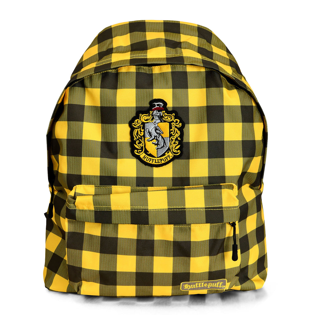 Product image Harry Potter - Hufflepuff Crest Checkered Backpack