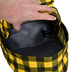 Product image Harry Potter - Hufflepuff Crest Checkered Backpack