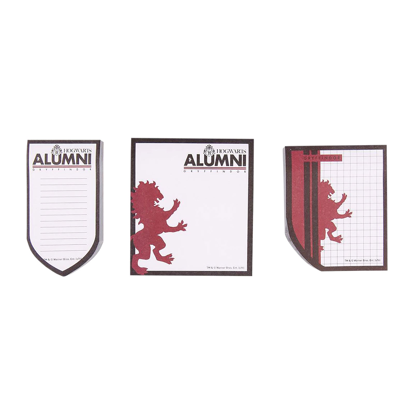 Product image Harry Potter - Gryffindor Alumni Notepads Set of 3