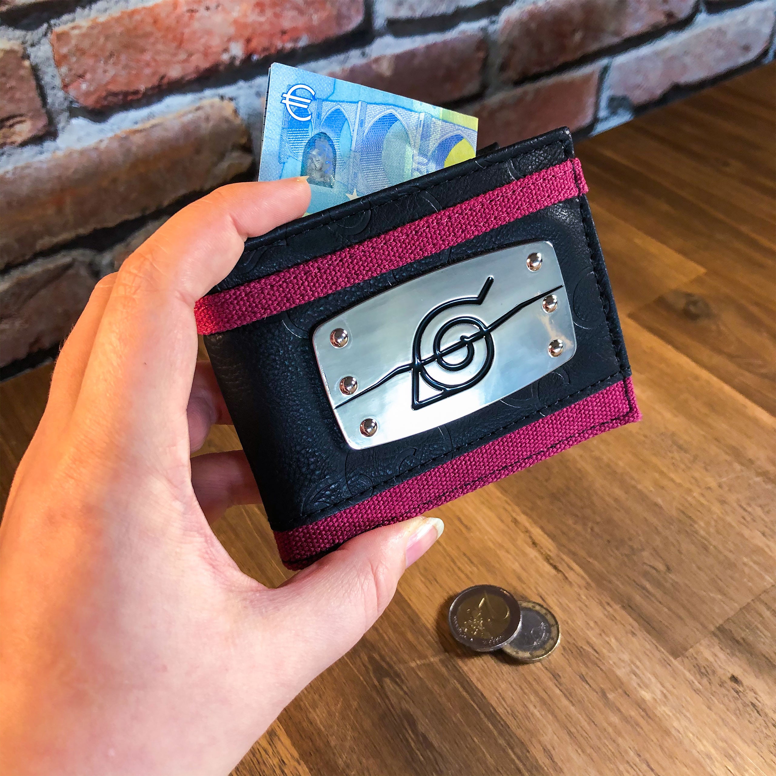 Product image Naruto - Anti Konoha Metal Symbol Wallet