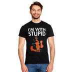 Product image Deadpool - I'm With Stupid T-Shirt black