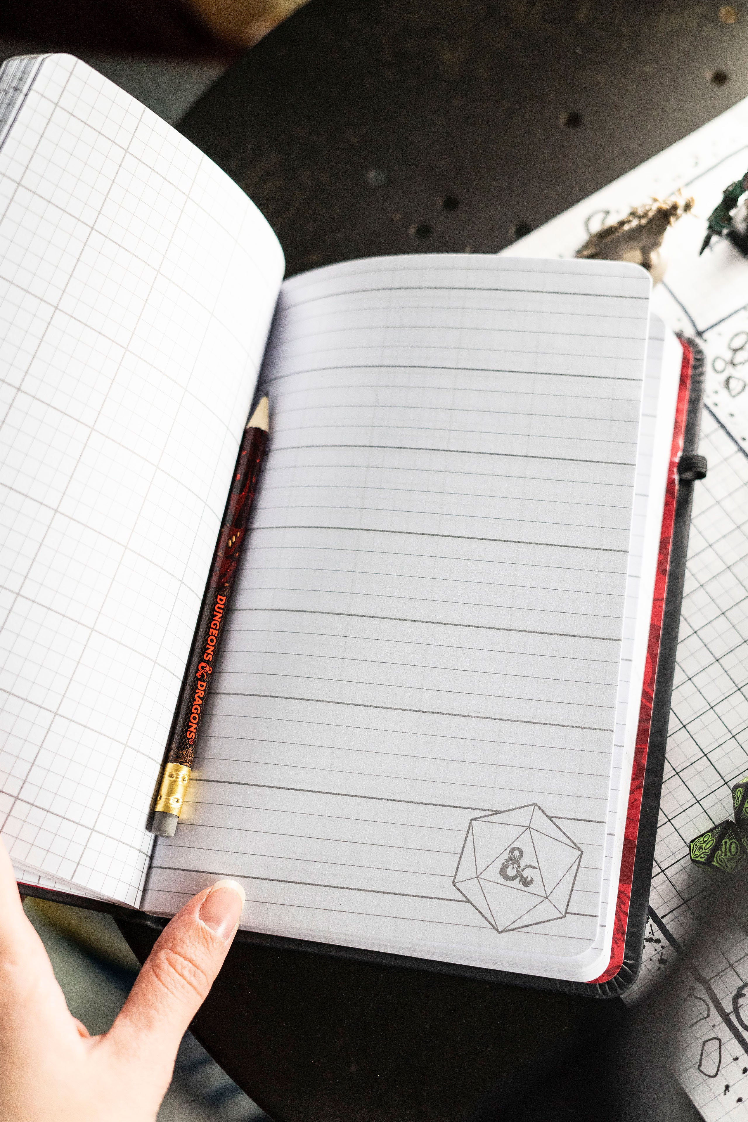 Product image Dungeons & Dragons - Player's Notebook A5 with Pencil
