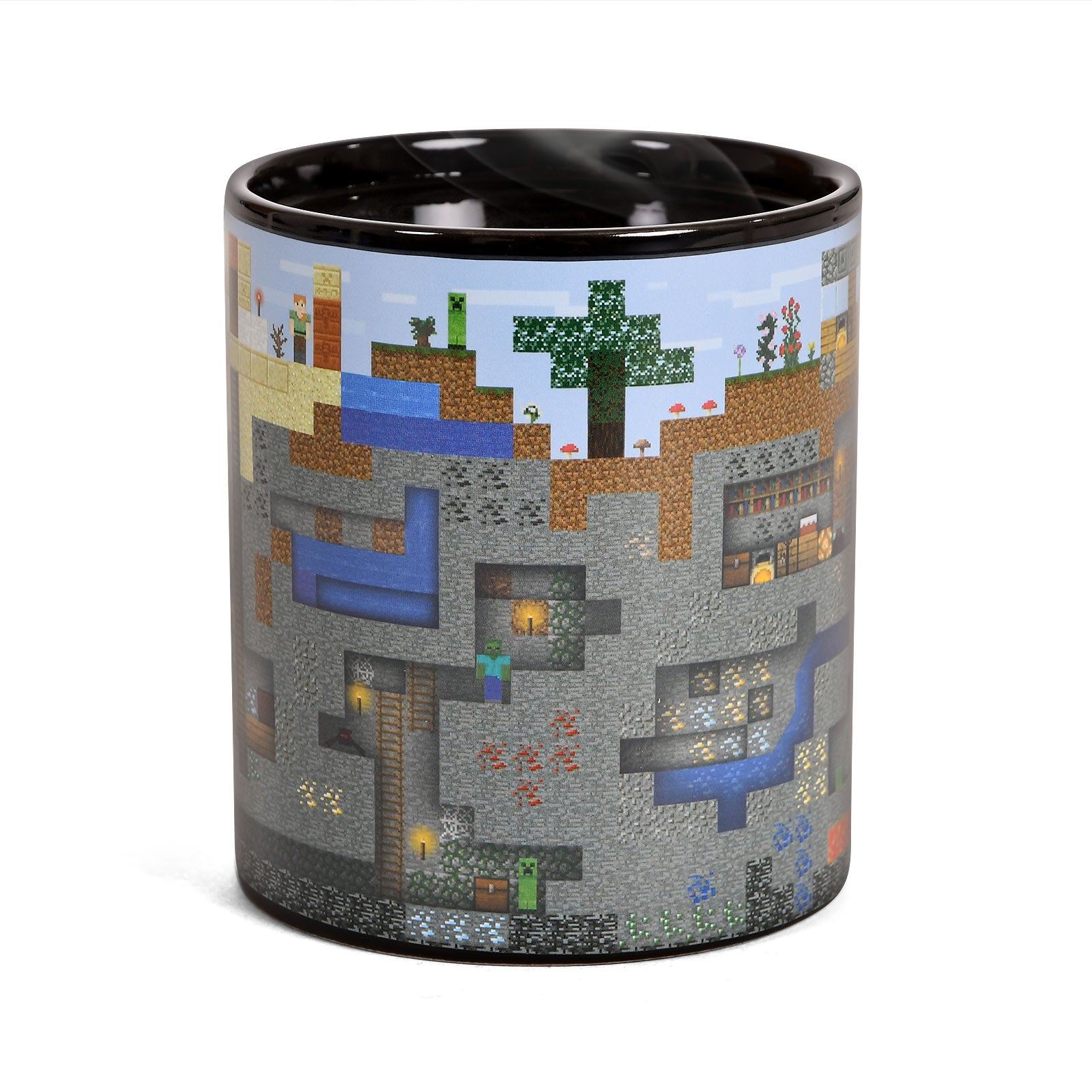 Product image Minecraft - Pixel World Thermo Effect Mug