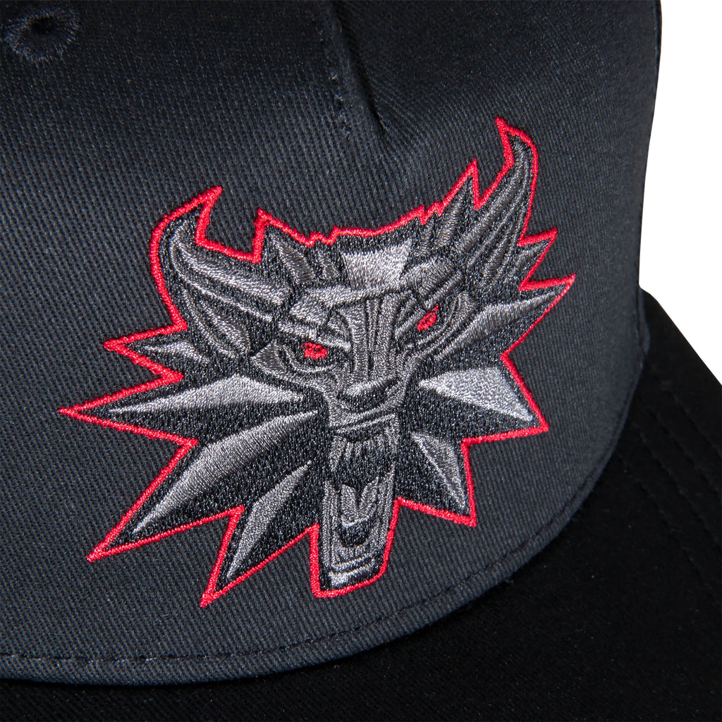 Product image Witcher - Black Wolf Medallion Snapback Cap