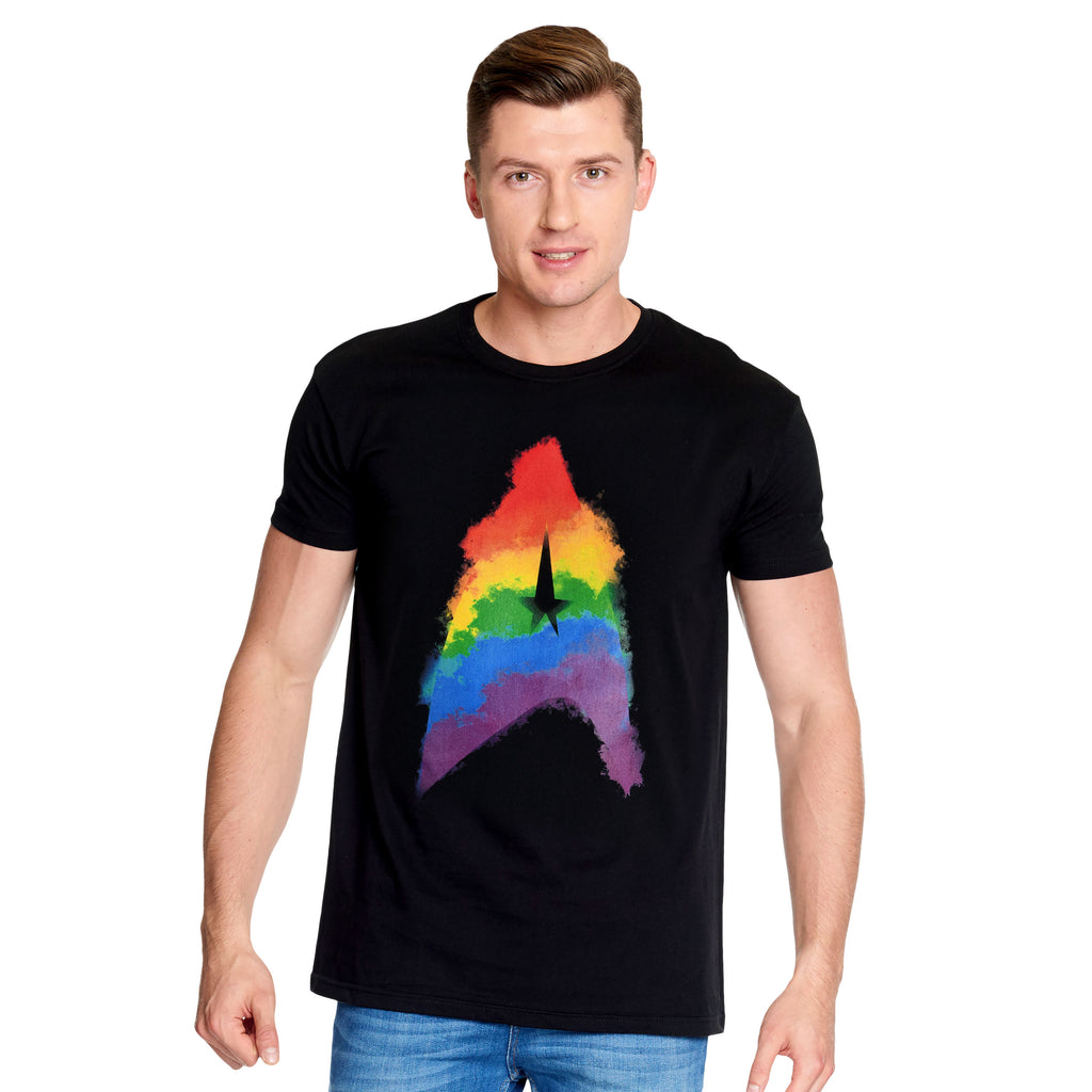 Product image Star Trek - Rainbow Pride Logo T-Shirt black