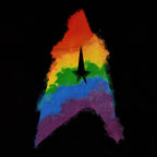 Product image Star Trek - Rainbow Pride Logo T-Shirt black