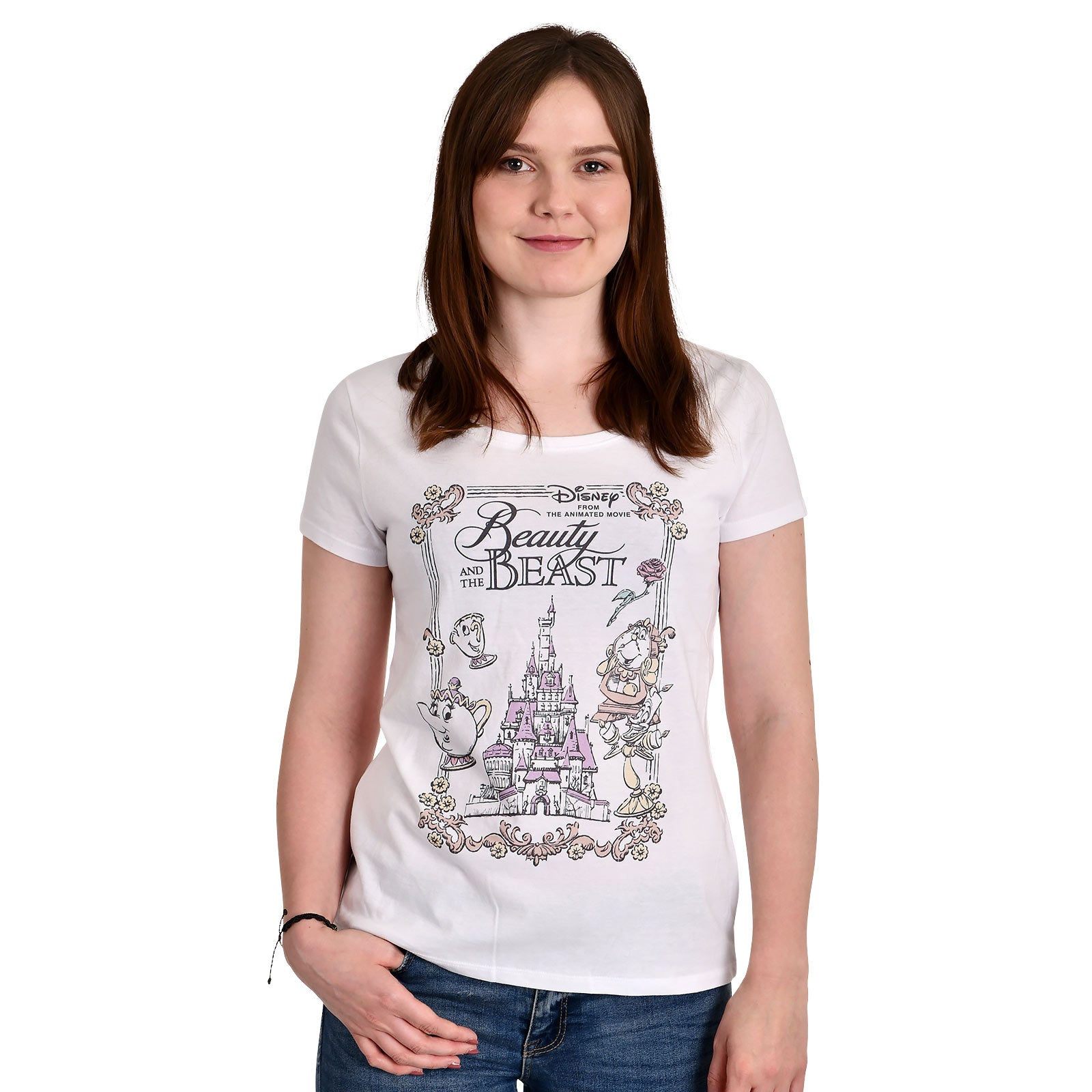 Product image Beauty and the Beast - Movie Portrait Women's T-Shirt White