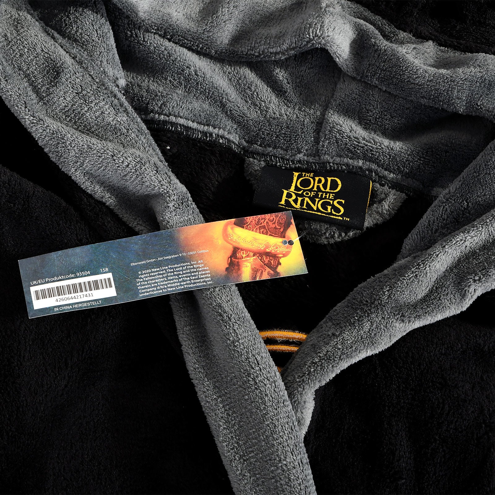 Product image The Lord of the Rings - The One Bathrobe Black