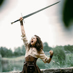 Product image Geralt of Rivia Steel Sword Replica with Scabbard for Witcher Fans