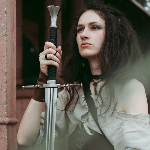 Product image Geralt of Rivia Steel Sword Replica with Scabbard for Witcher Fans