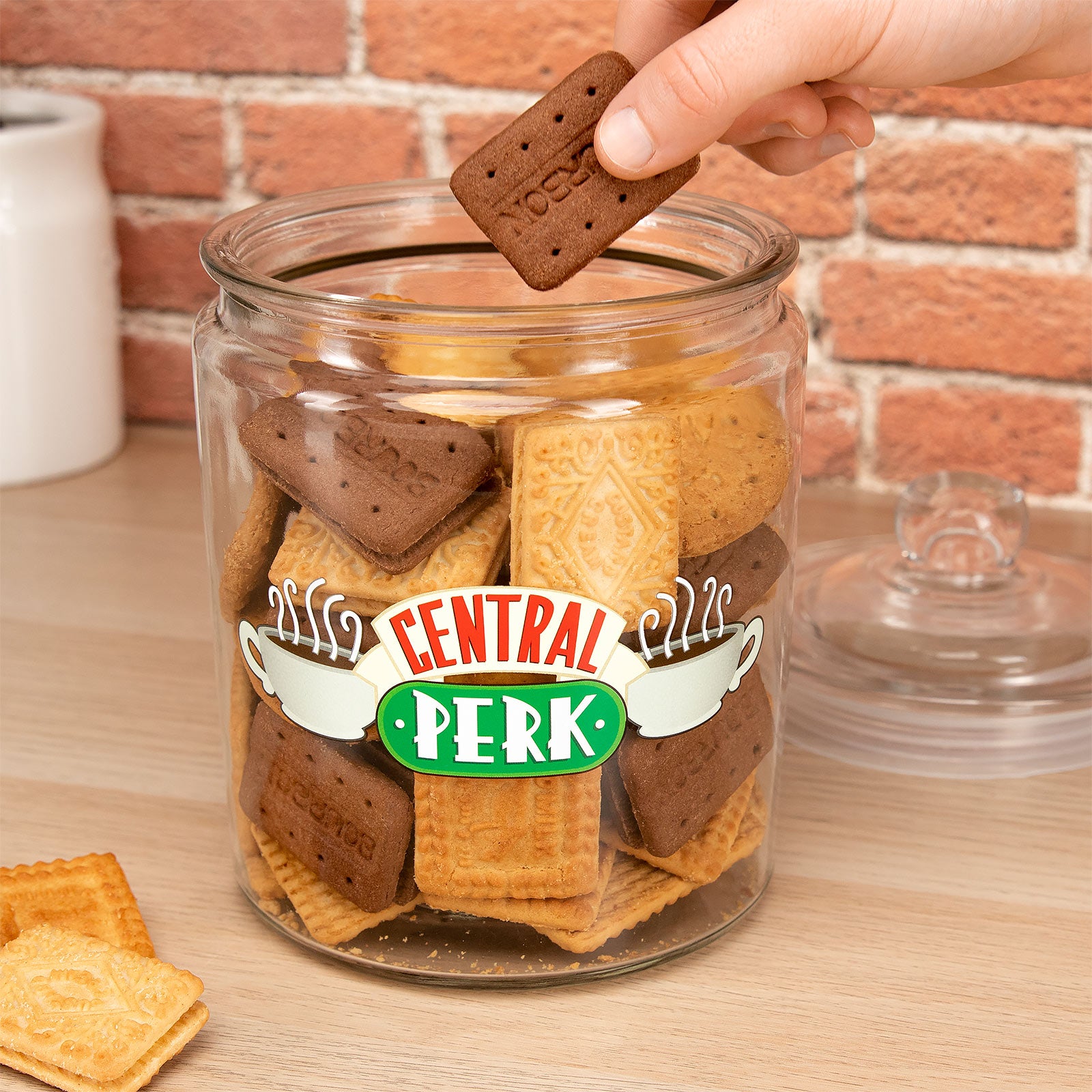 Product image Friends - Central Perk cookie jar with lid glass