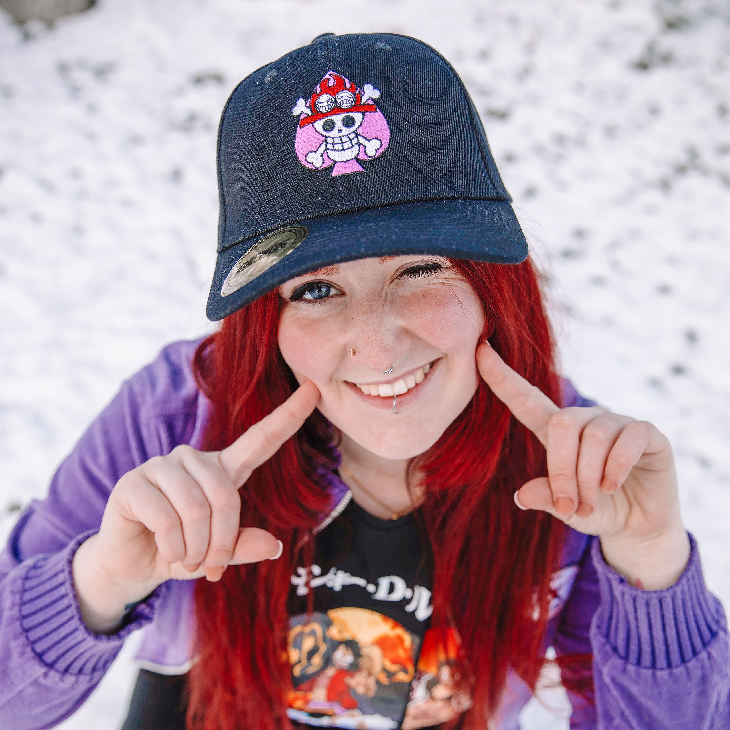 Product image One Piece - Portgas D. Ace Skull Baseball Cap