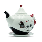Product image Alice in Wonderland - Queen of Hearts Teapot with Saucer