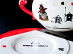 Product image Alice in Wonderland - Queen of Hearts Teapot with Saucer