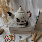 Product image Alice in Wonderland - Queen of Hearts Teapot with Saucer
