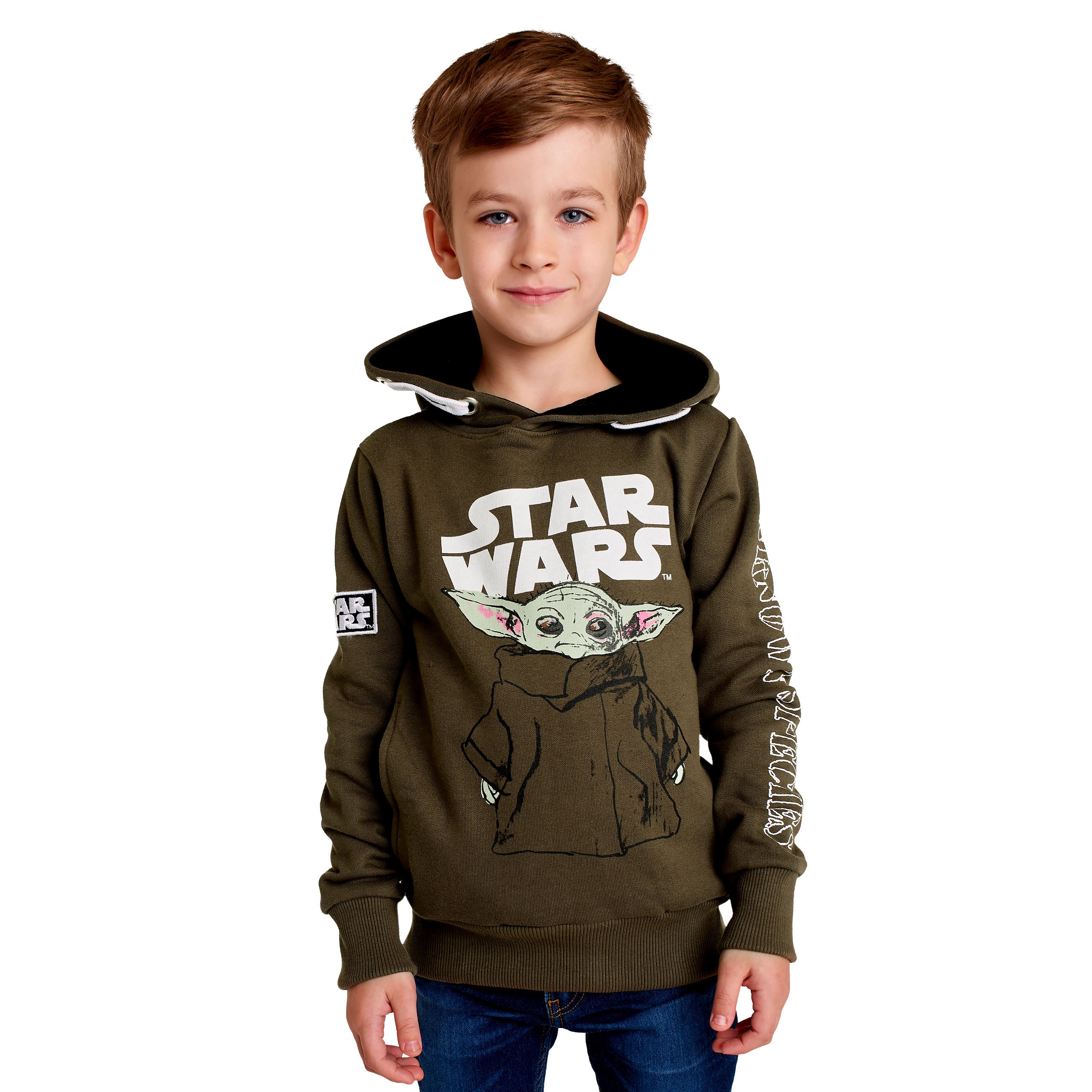 Product image Grogu Kids Hoodie Green - Star Wars The Mandalorian