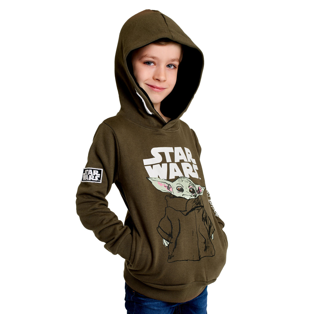 Product image Grogu Kids Hoodie Green - Star Wars The Mandalorian