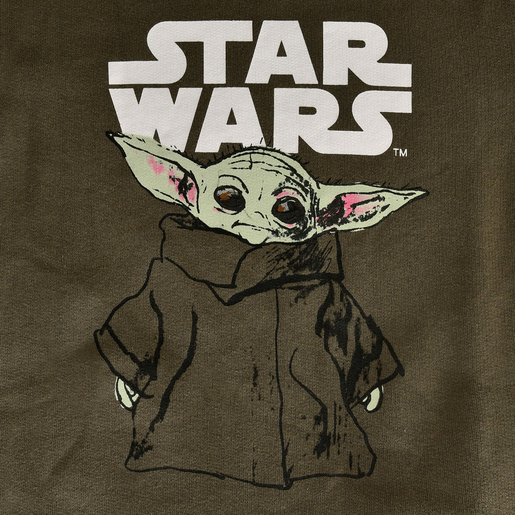 Product image Grogu Kids Hoodie Green - Star Wars The Mandalorian