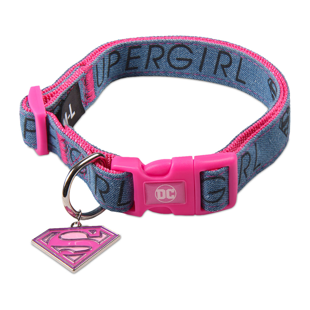 Product image Supergirl Click-Collar for Dogs pink-blue