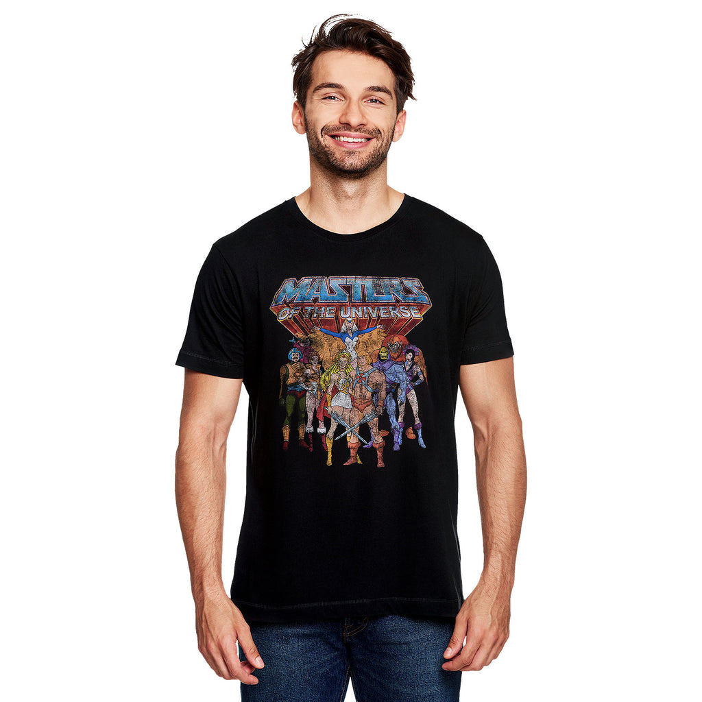 Product image Masters of the Universe - Characters Distressed T-Shirt black