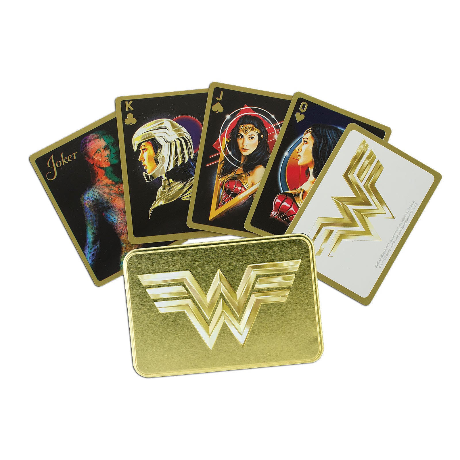 Product image Wonder Woman Playing Cards in Metal Box