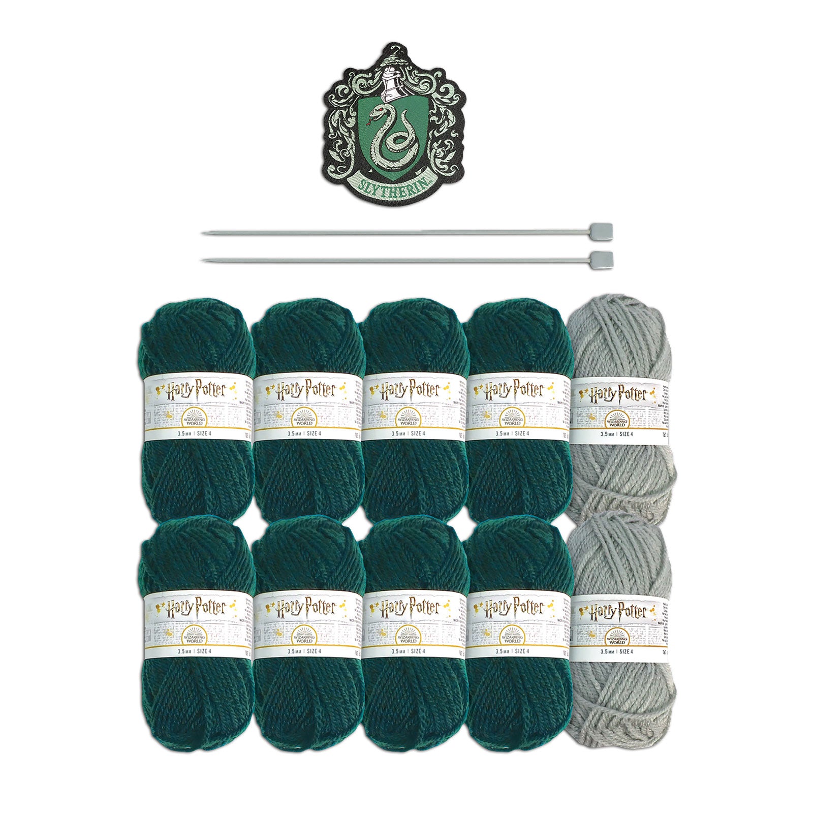 Product image Harry Potter - Slytherin Scarf Knitting Set