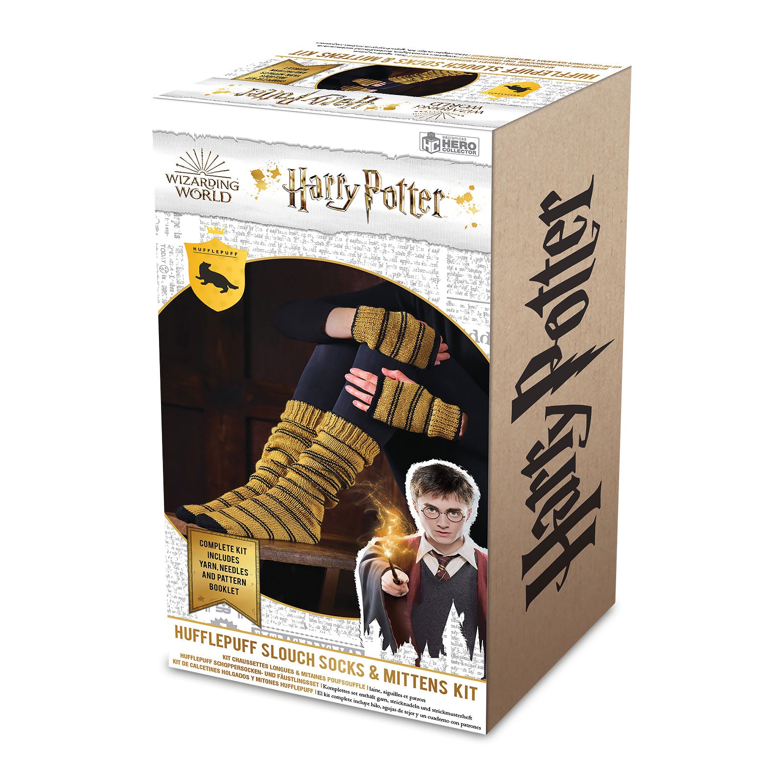 Product image Harry Potter - Hufflepuff Gloves & Socks Knitting Set