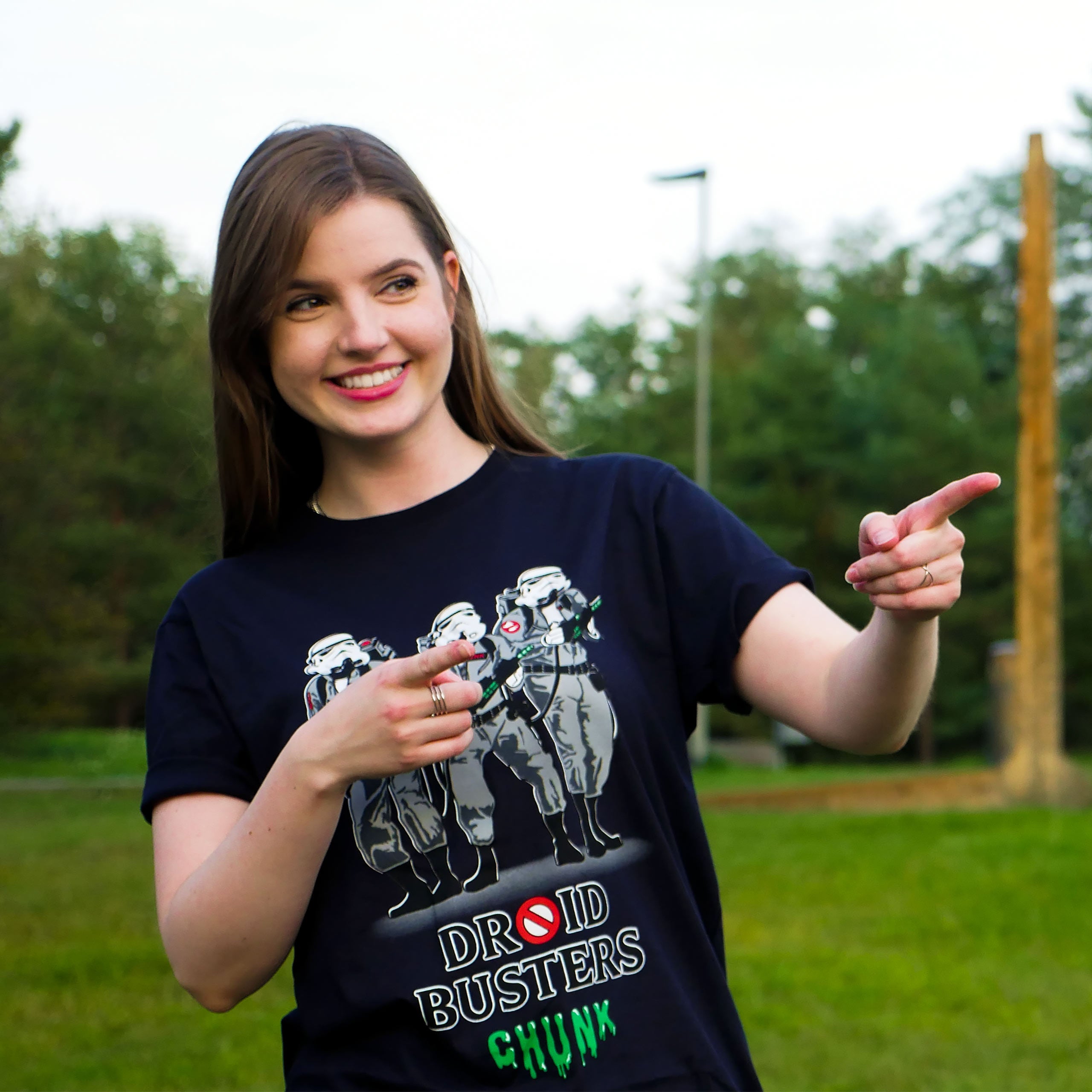 Product image Droidbusters T-Shirt for Star Wars Fans blue