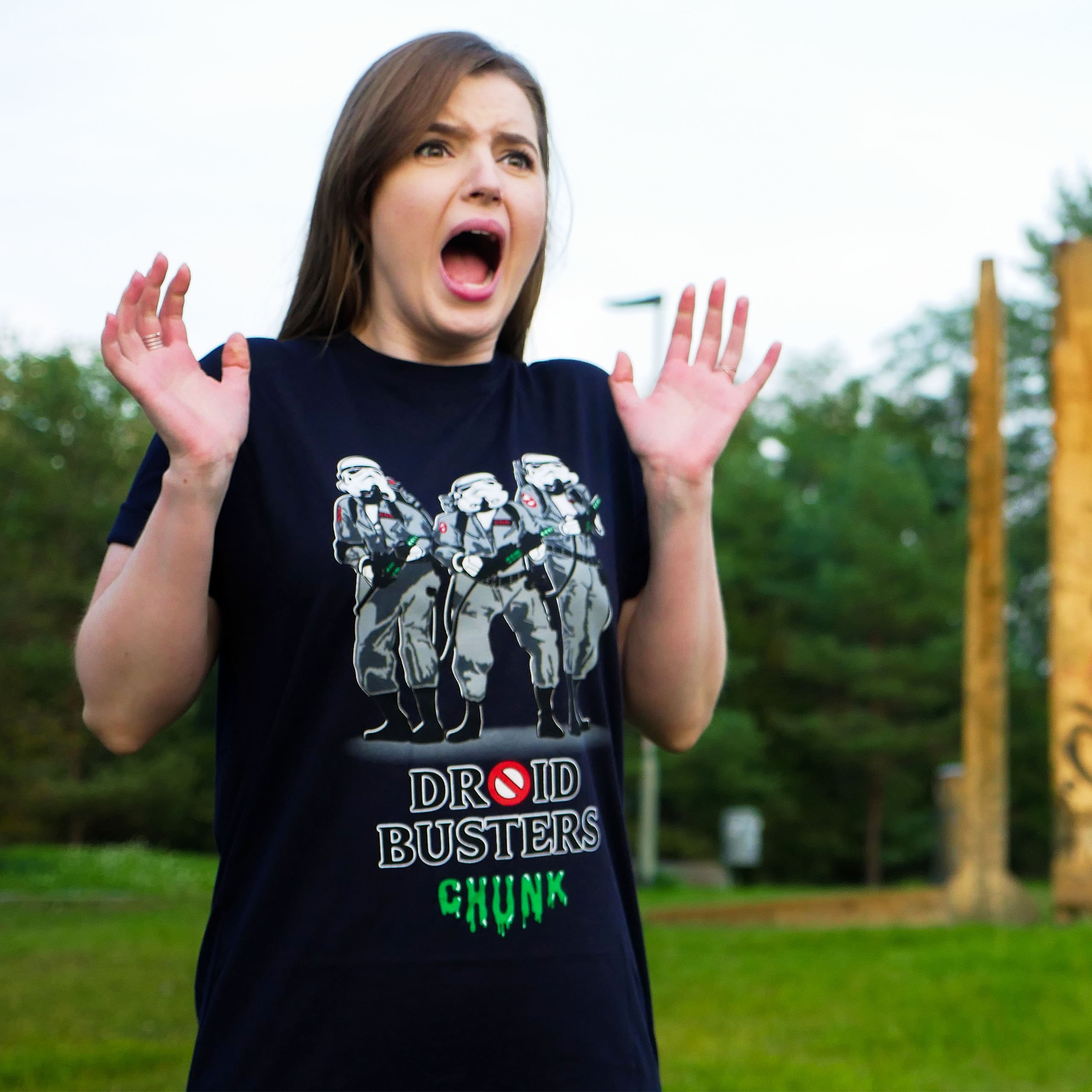 Product image Droidbusters T-Shirt for Star Wars Fans blue