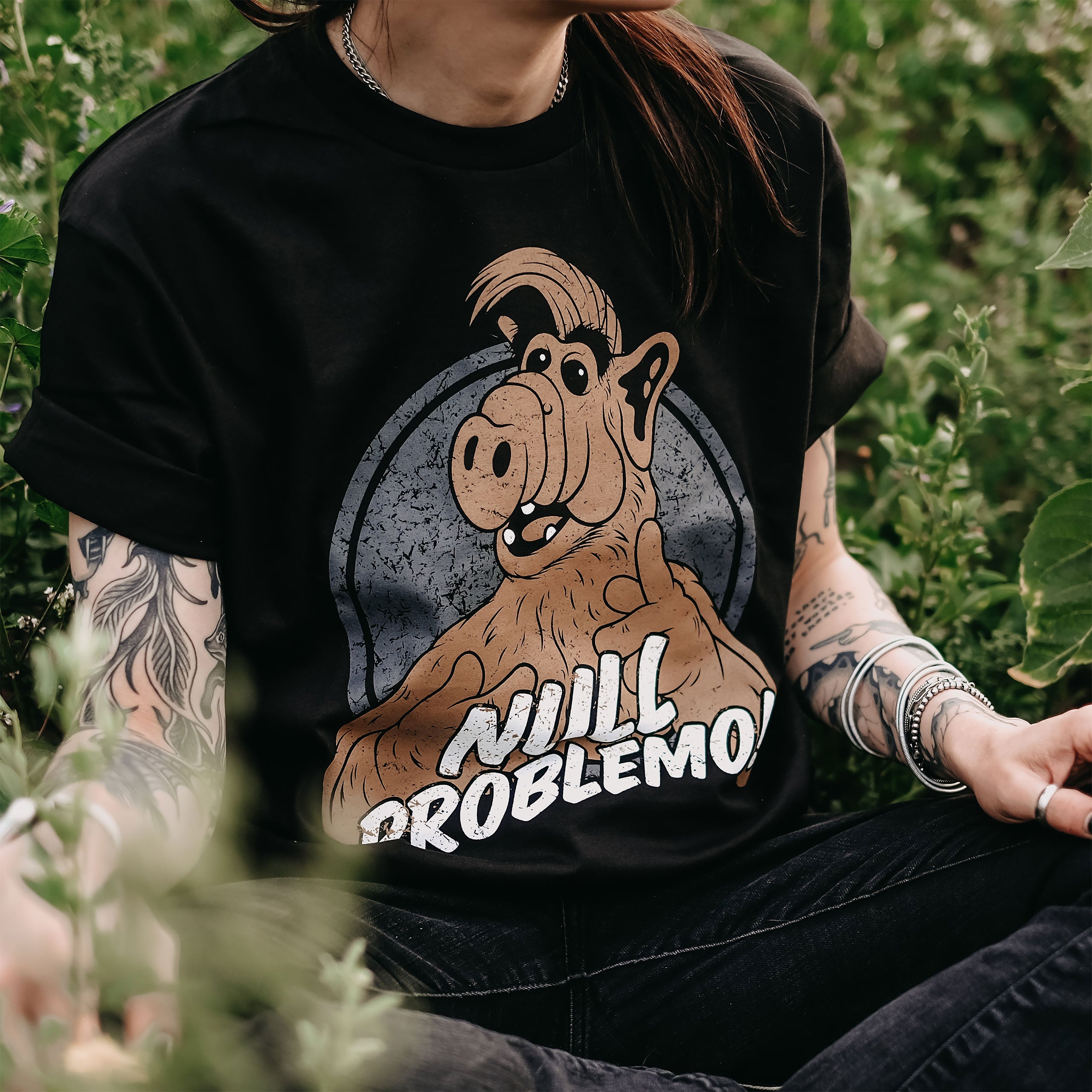 Product image No Problem! T-Shirt for Alf Fans Black