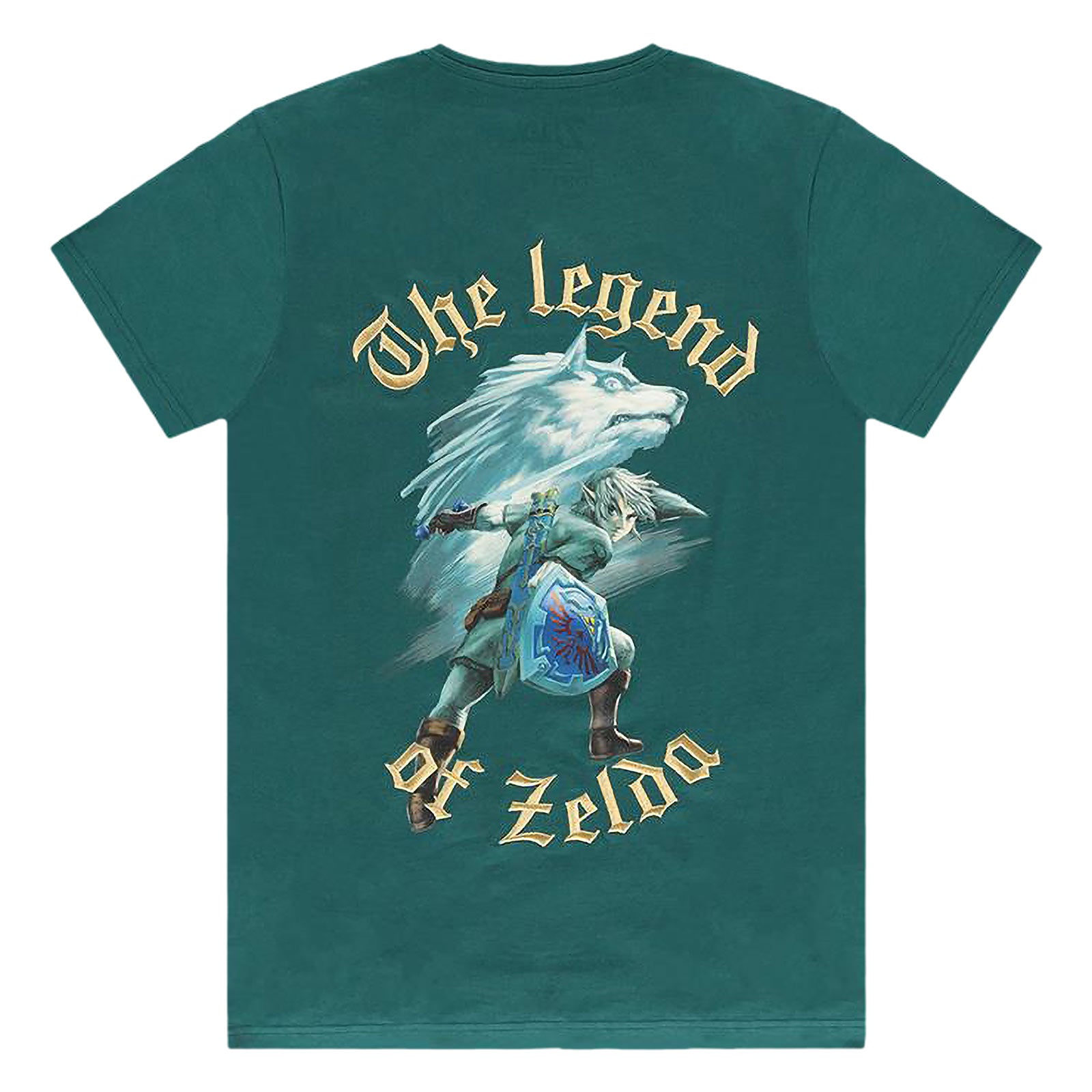 Product image Zelda - Link with Wolf-Link T-Shirt turquoise