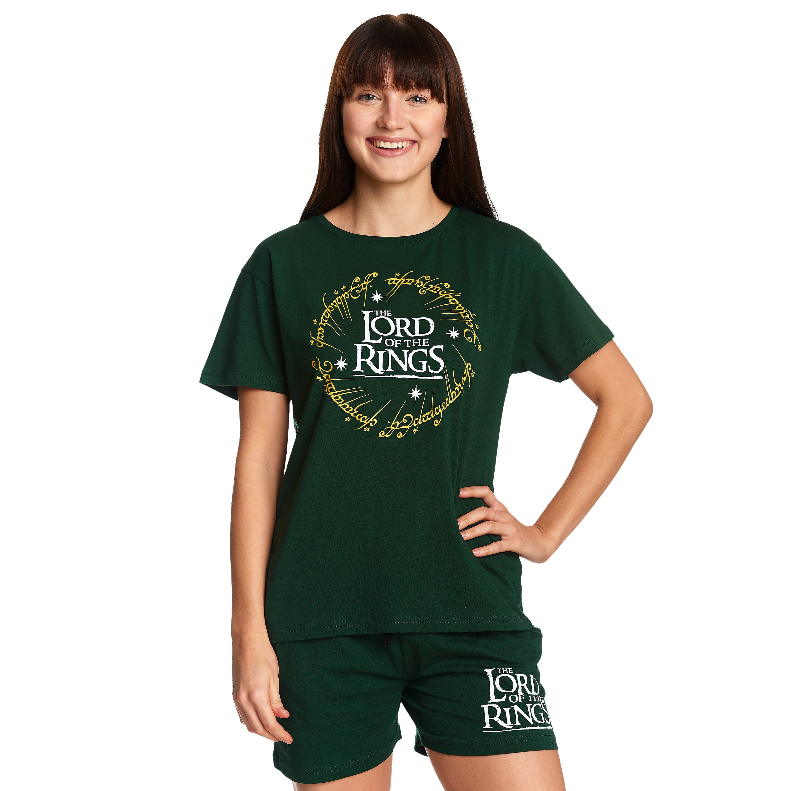 Product image The Lord of the Rings - The One Ring Pyjamas short women green