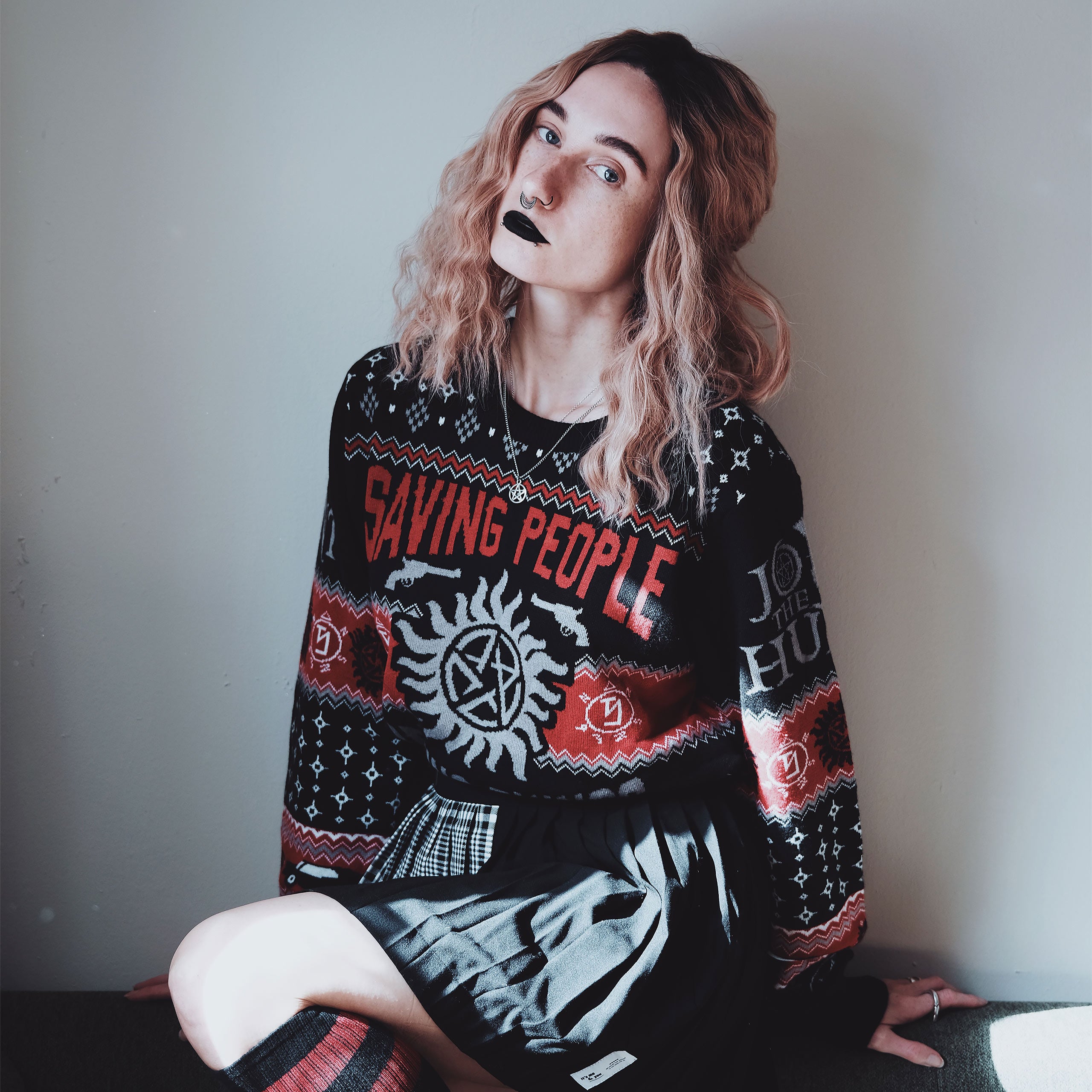 Product image Supernatural - Saving People Hunting Things Knitted Sweater