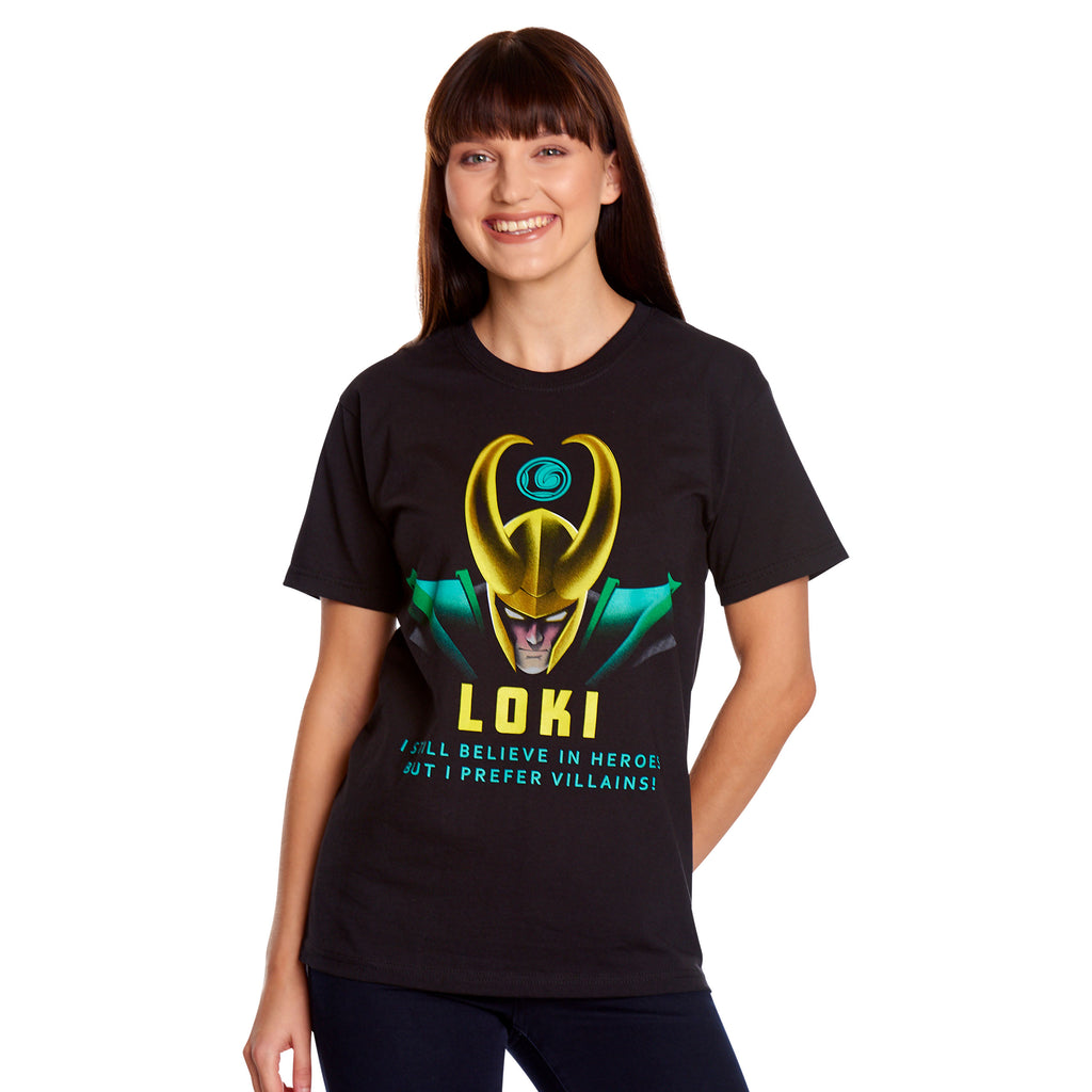 Product image Loki - I Prefer Villains T-Shirt black