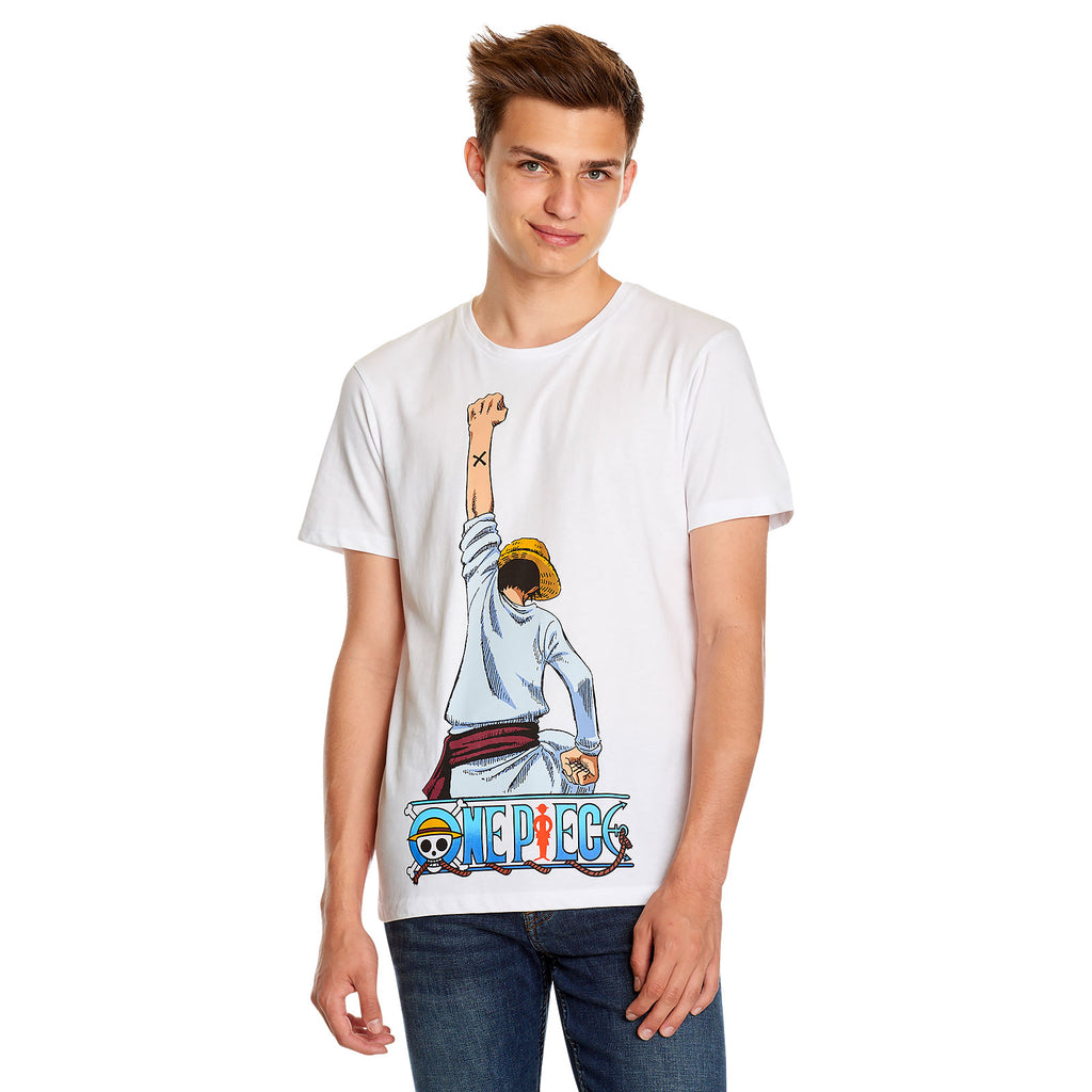 Product image One Piece - Ruffy Fight Pose T-Shirt white