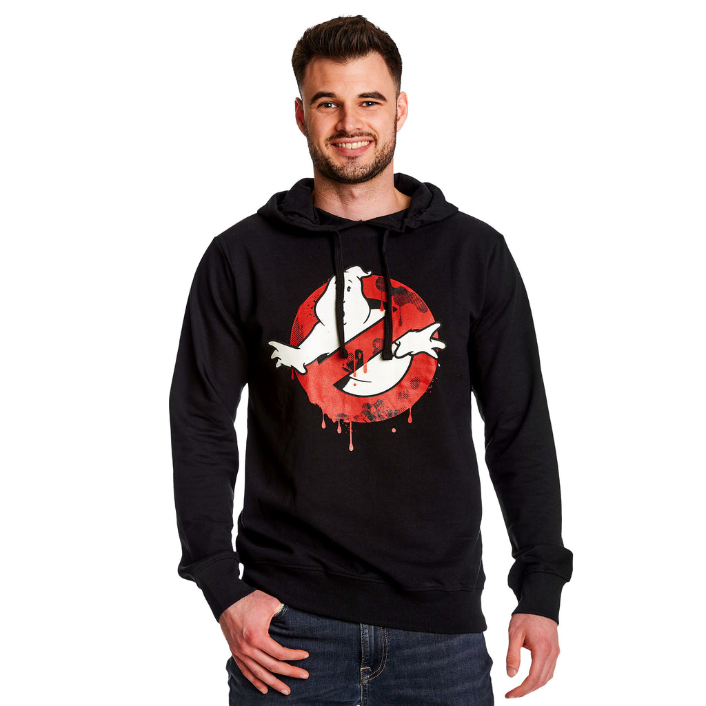 Product image Ghostbusters - Glow in the Dark Logo Hoodie Black