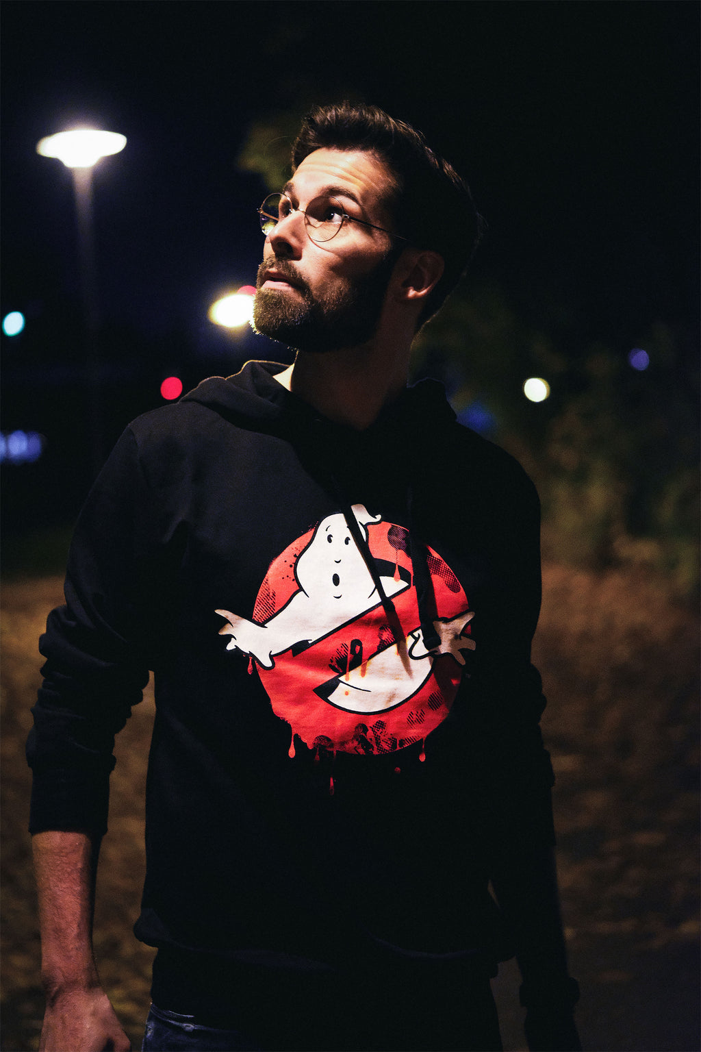 Product image Ghostbusters - Glow in the Dark Logo Hoodie Black