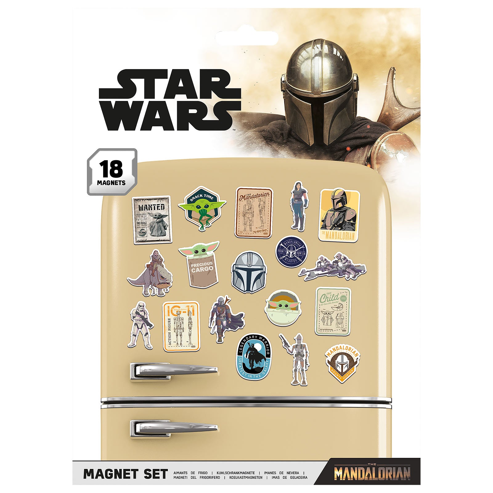 Product image The Mandalorian Bounty Hunter Magnet Set - Star Wars