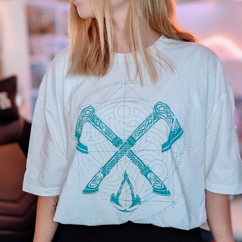 Product image Assassin's Creed - Valhalla Crossaxe T-Shirt white