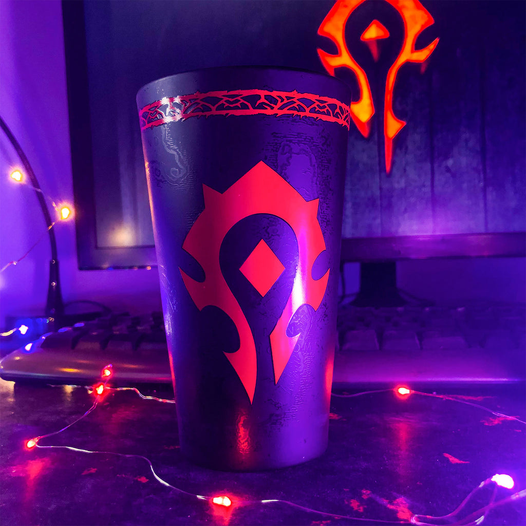 Product image World of Warcraft - Horde Crest Glass