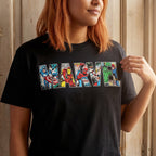 Product image Marvel - Comic Strip Logo T-Shirt black