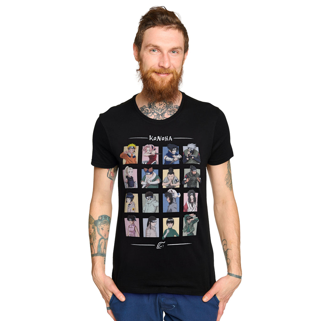 Product image Naruto - Characters of Konoha T-Shirt black