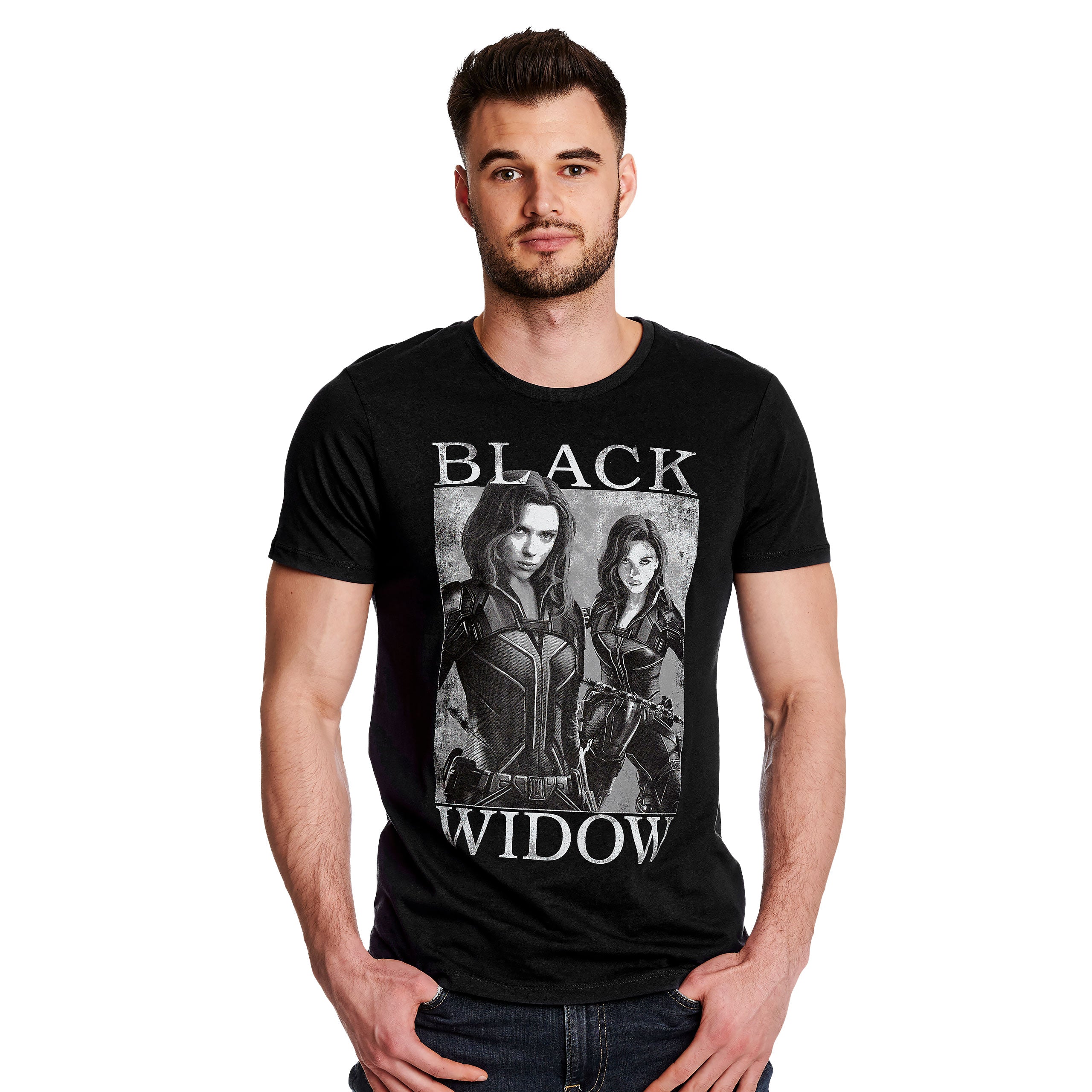 Product image Black Widow - Poster T-Shirt grey