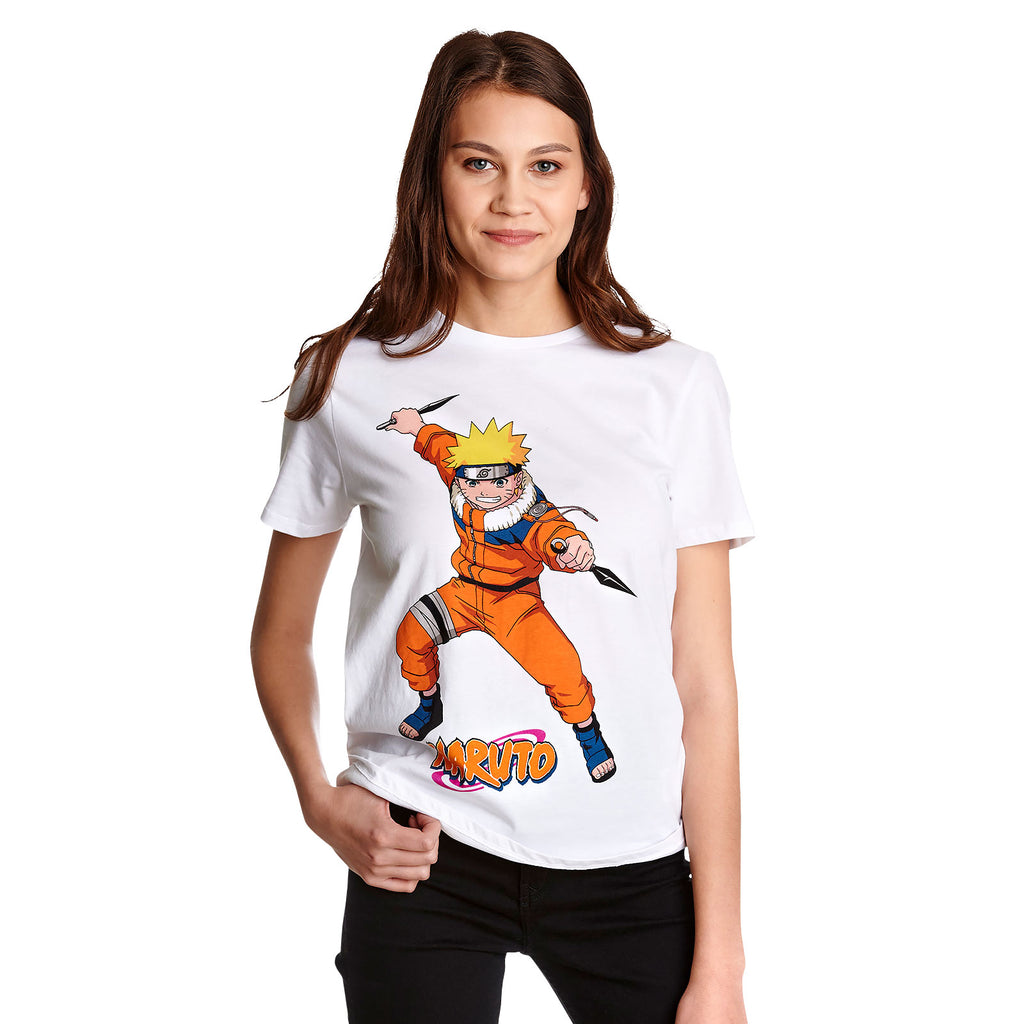 Product image Naruto Uzumaki Character Women's T-Shirt White