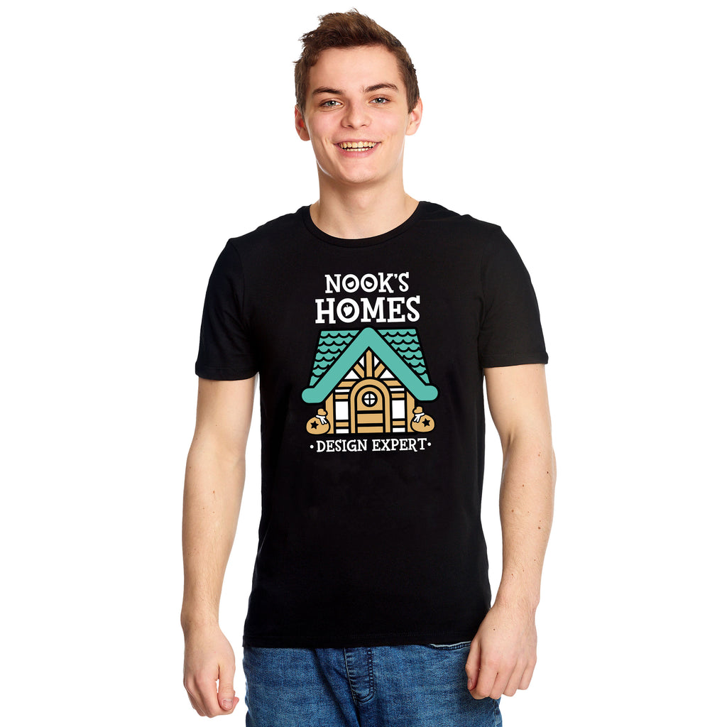 Product image Nook's Homes T-Shirt for Animal Crossing Fans Black