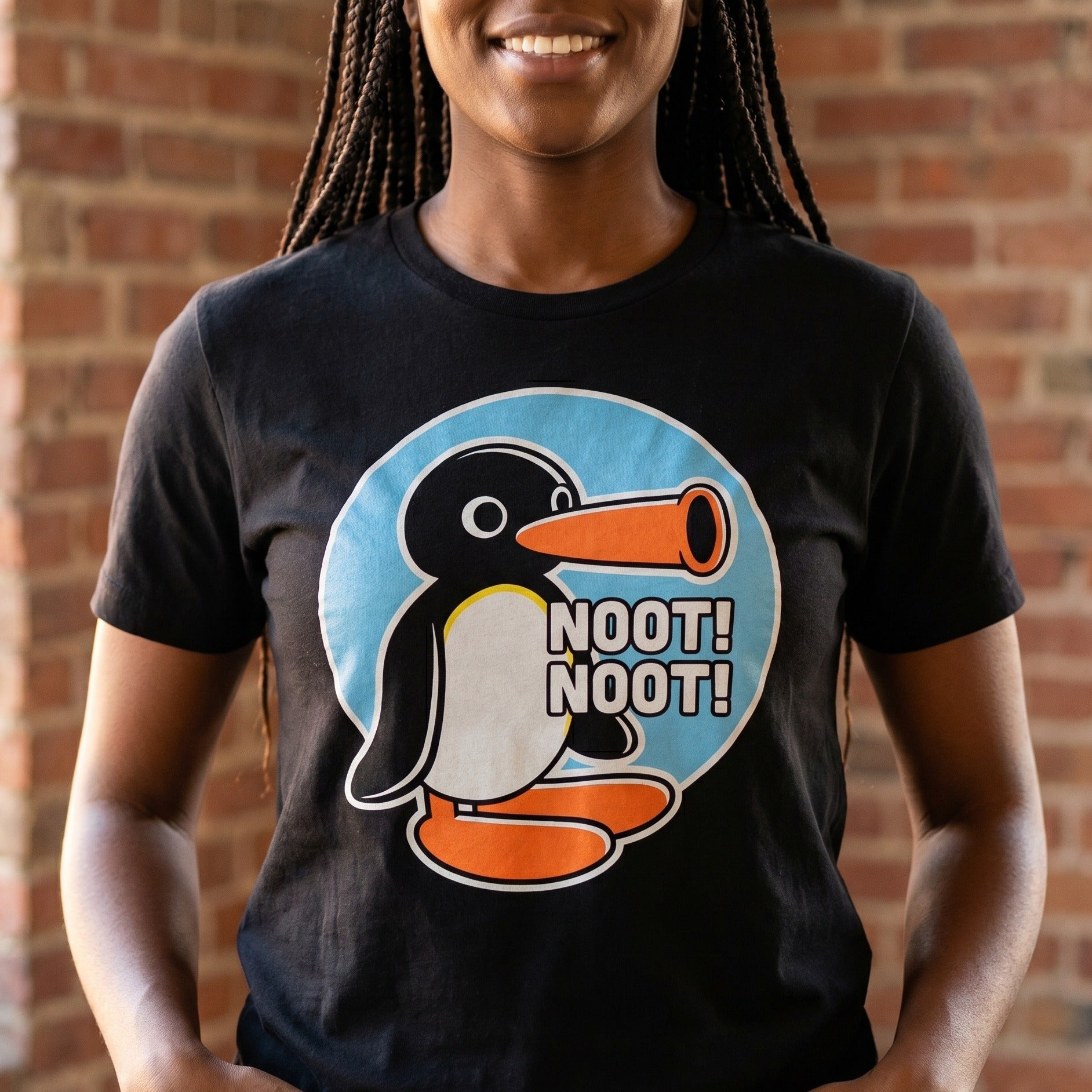 Product image Noot Noot T-Shirt for Pingu Fans black