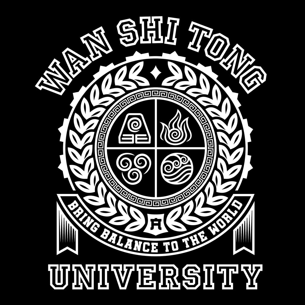 Product image Wan Shi Tong University T-Shirt for Avatar Fans black