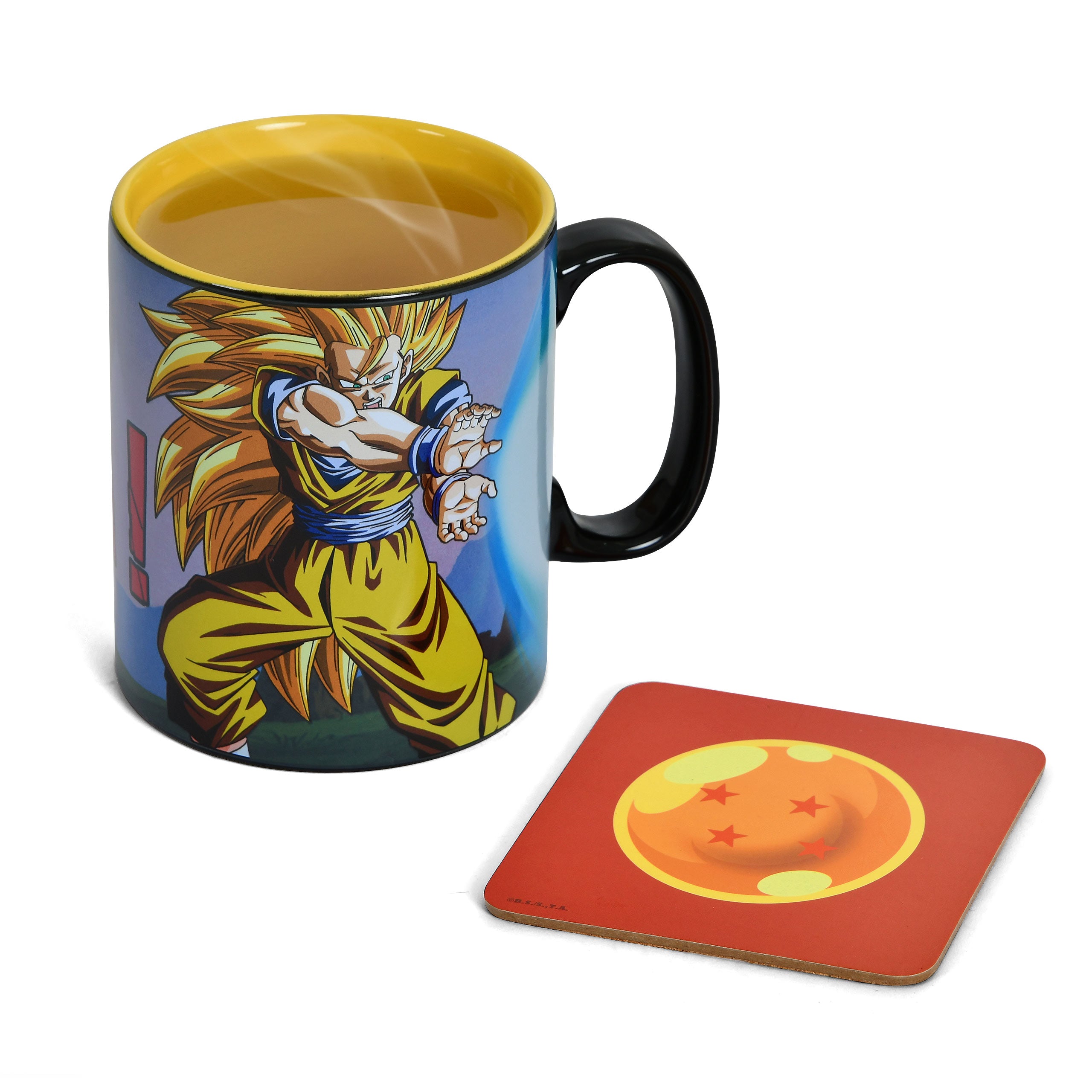 Product image Dragon Ball Z - Goku Kamehameha Thermo Effect Mug with Coaster